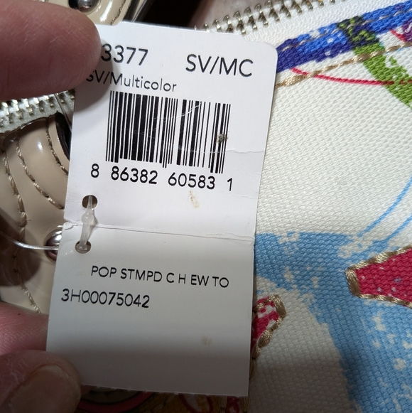 Coach Poppy Signature Pop Stamp Graffiti East West Tote - Picture 3 of 10